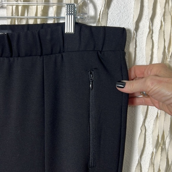 Universal Standard Black Pull on Slit Ankle Pant Size M(18/20) - Picture 3 of 11